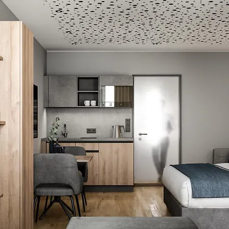 Apartamento Xzllenz Traum Studio-apartment, Frei-parken, U-bahn, Kueche