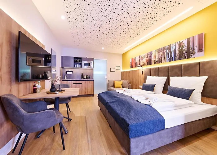 Apartament Xzllenz Traum Studio-apartment, Frei-parken, U-bahn, Kueche Norymberga