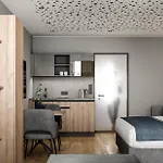 Apartment Xzllenz Traum Studio-apartment, Frei-parken, U-bahn, Küche