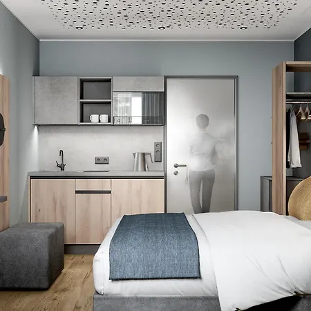 Xzllenz Traum Studio-apartment, Frei-parken, U-bahn, Kueche Διαμέρισμα *
