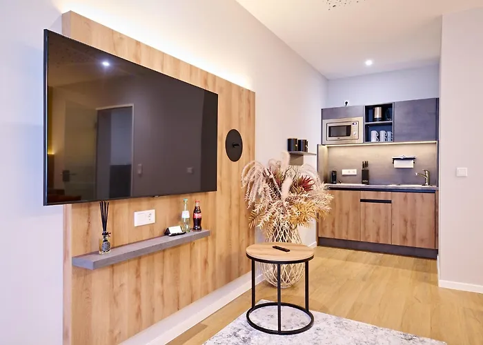 Xzllenz Traum Studio-apartment, Frei-parken, U-bahn, Kueche شقة *
