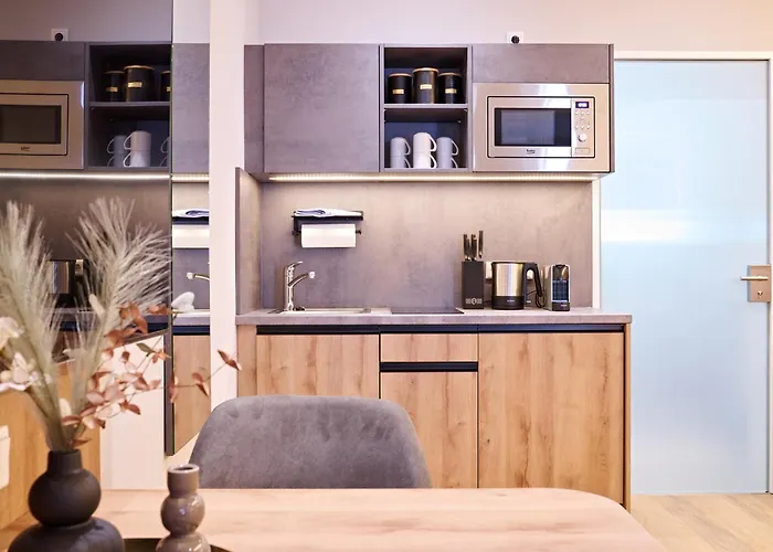 Apartament Xzllenz Traum Studio-apartment, Frei-parken, U-bahn, Kueche